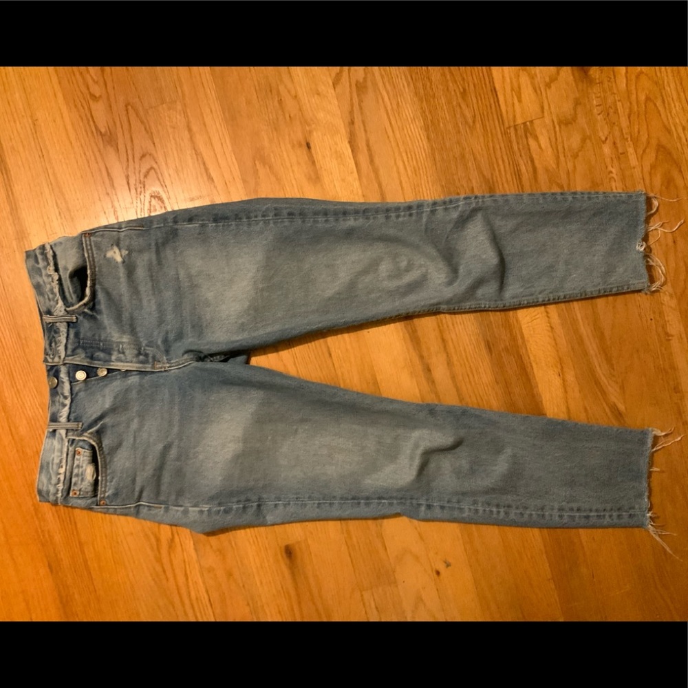 Girlfriend jeans worn twice